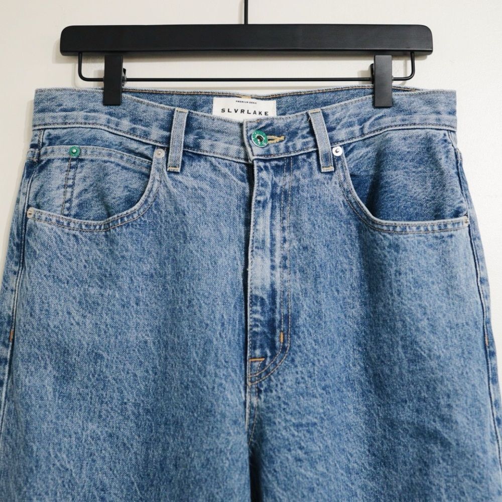 SLVRLAKE Blue Straight Leg Jeans - Picture 10 of 14